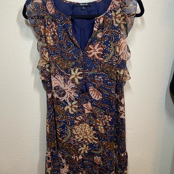 [ Madewell ] Chrysanthemum Ruffle Dress - Picture 6 of 8
